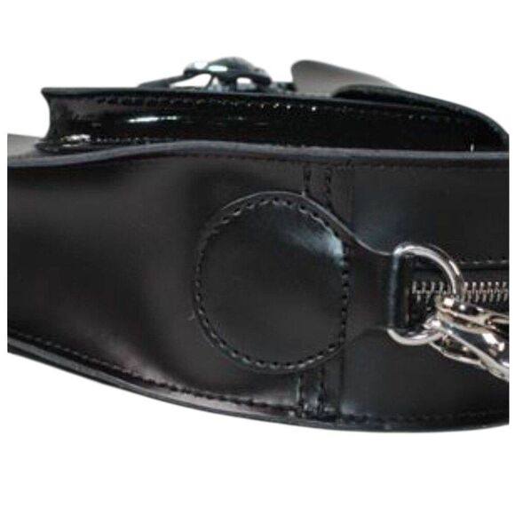 Dr. Martens Black Leather Heart Shaped Convertible Bag Backpack EXCELLENT! - Picture 13 of 16